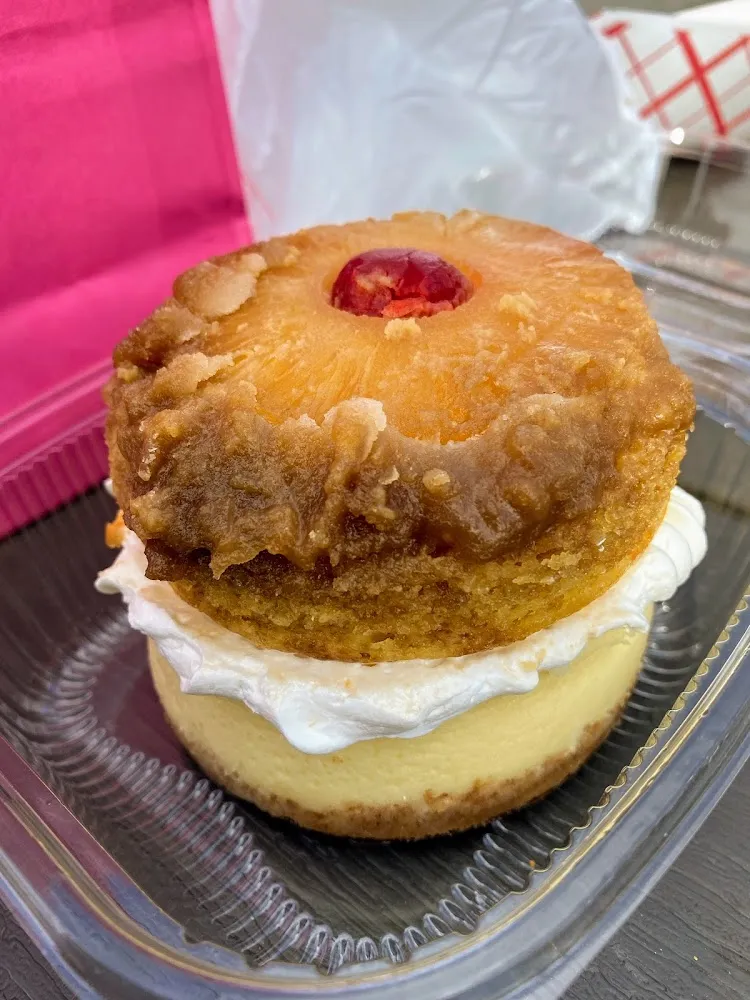 Upside-Down Pineapple Cheesecake